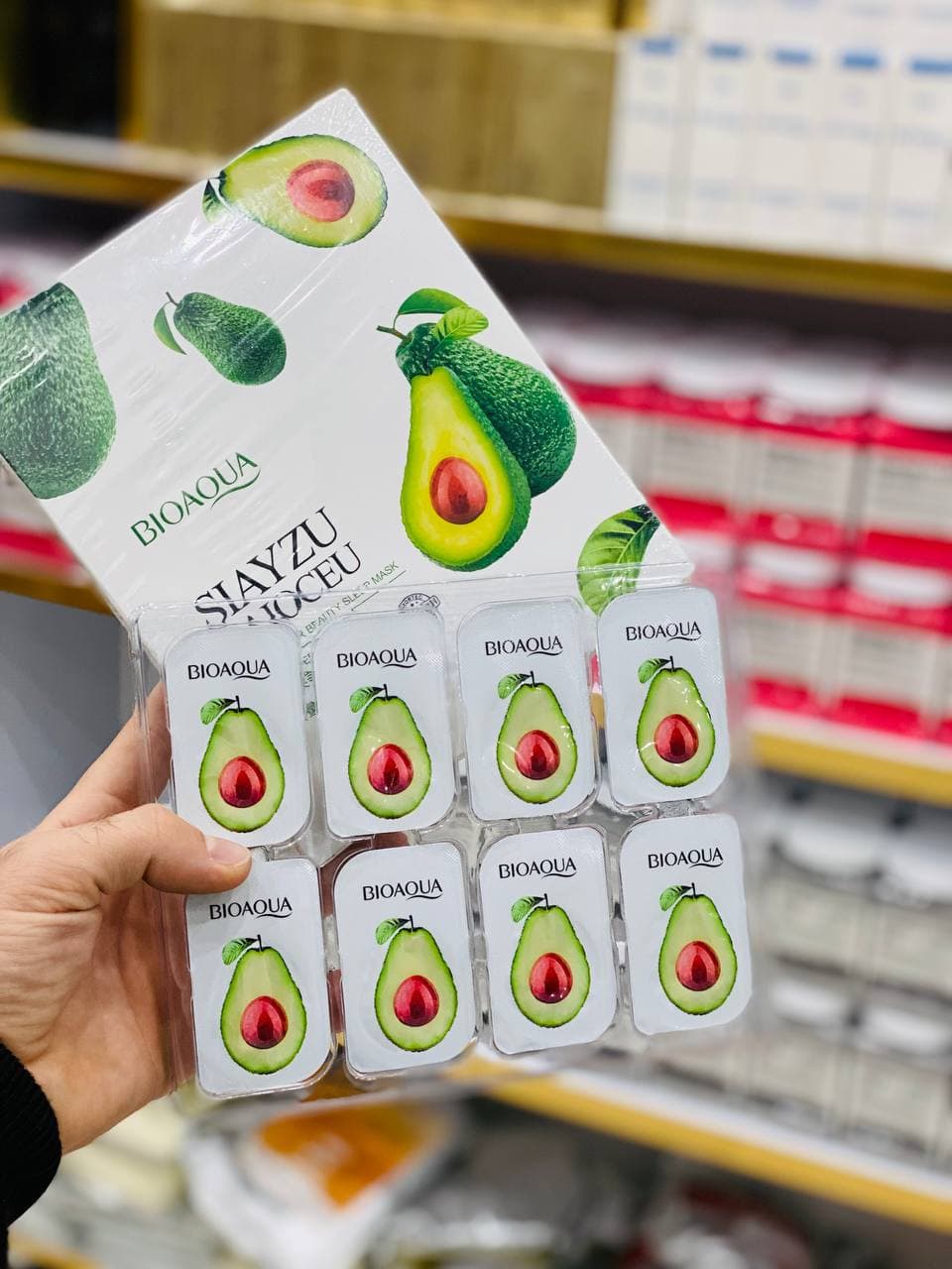پک ماسک شب آووکادو بیوآکوا bioaqua (8 عددی) — تصویر ۲