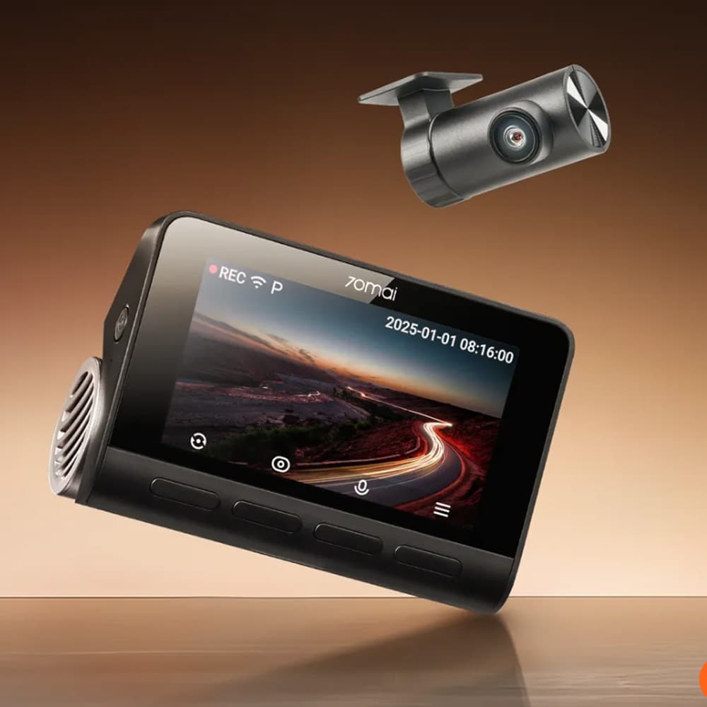 . دوربین خودروی شیائومی مدل 70Mai Dash Cam 4K A810S HDR Set بهمراه دوربین عقب (کالا موجود و قیمت بروز است) — تصویر ۳