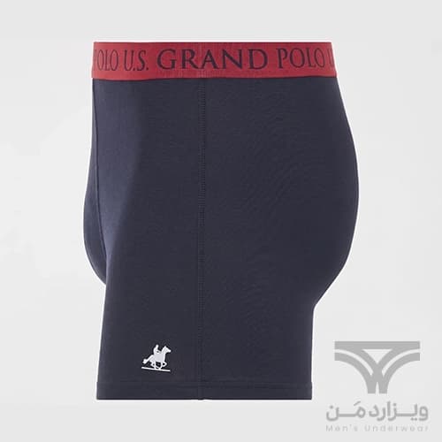 پک 2 تایی شورت مردانه پادار همکاری لیورجی Livergy آلمان و پولو Polo اورجینال وارداتی قرمز سرمه ای — تصویر ۳