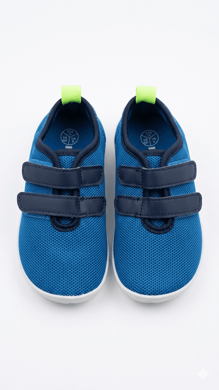 کتونی بچگانه لوپیلو آلمان مدل Mesh-Comfort رنگ آبی کاربنی — تصویر ۲