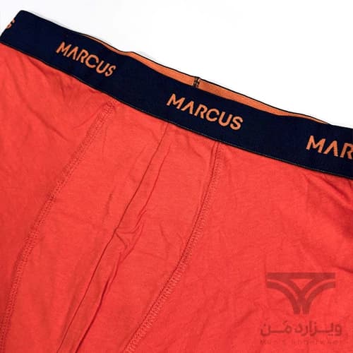 شورت مردانه پادار (باکسر بریف) اورجینال وارداتی برند Marcus نارنجی — تصویر ۳