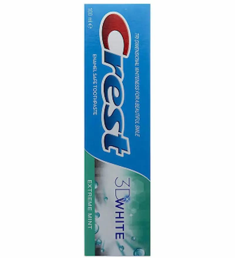 خمیر دندان نعنایی کرست مدل 3D White حجم 100 میلیلیتر