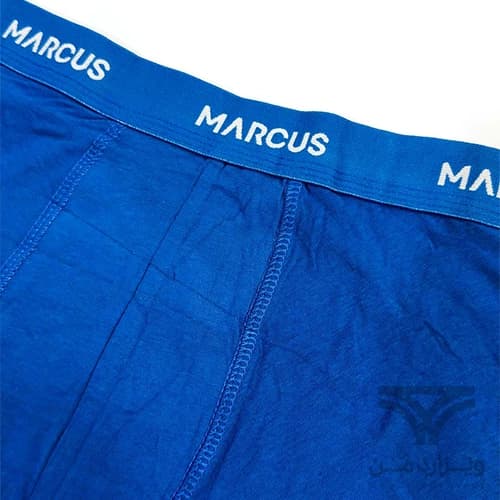 شورت مردانه پادار (باکسر بریف) اورجینال وارداتی برند Marcus آبی — تصویر ۳