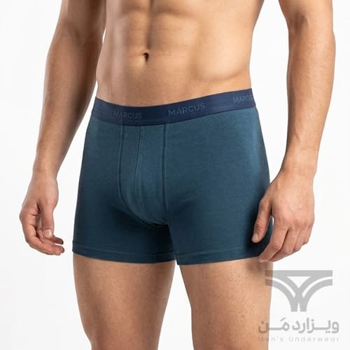 شورت مردانه پادار (باکسر بریف) اورجینال وارداتی برند Marcus آبی نفتی تیره