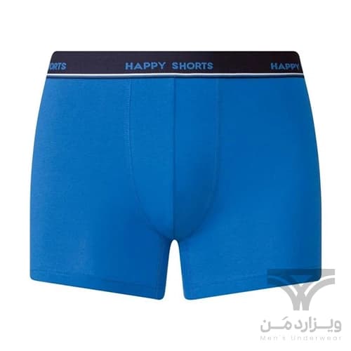 پک 2 تایی شورت مردانه پادار اورجینال هپی شورتس Happy Shorts آلمان وارداتی طرح قلب کریسمس — تصویر ۳
