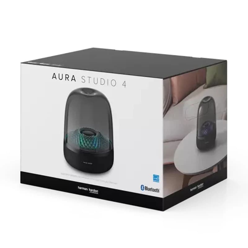 اسپیکر بلوتوثی هارمن کاردن مدل Aura Studio 4 اصلی پک گلوبال(مشکی) — تصویر ۳