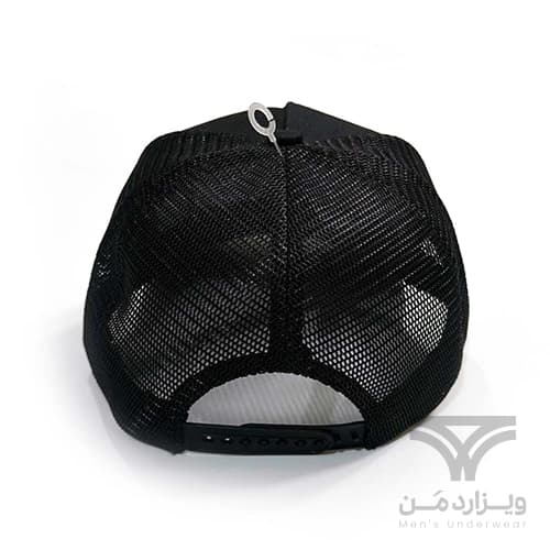 کلاه کپ (لبه دار) جان هتر John Hatter & CO مدل I Will Make You Rich مشکی پشت توری — تصویر ۷