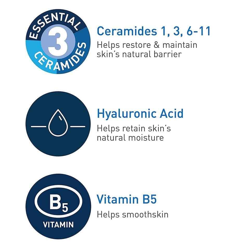 سرم آبرسان هیالورونیک اسید سراوی CeraVe | حاوی ویتامین B5 — تصویر ۵