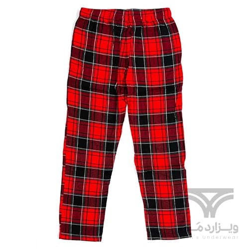 پیژامه (شلوار راحتی) مردانه اورجینال وارداتی ال سی وایکیکی LC Waikiki چهارخونه قرمز — تصویر ۵