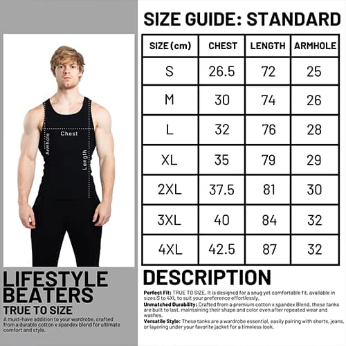 رکابی تنک تاپ Tank Top کبریتی مردانه اورجینال برند Ekkovision آمریکا فول کش وارداتی گرم بالا — تصویر ۴