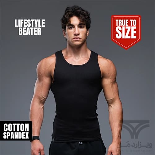رکابی تنک تاپ Tank Top کبریتی مردانه اورجینال برند Ekkovision آمریکا فول کش وارداتی گرم بالا