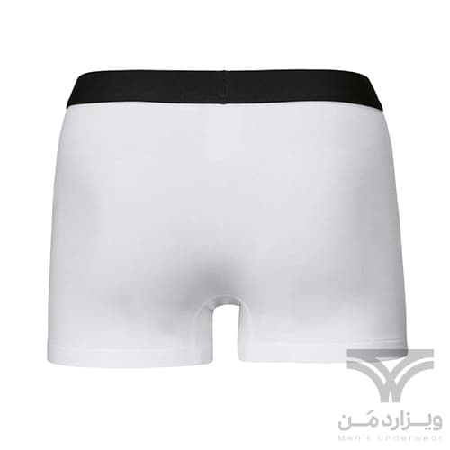 پک 2 تایی شورت مردانه پادار اورجینال Parkside پارکساید آلمان وارداتی سفید و طوسی — تصویر ۴