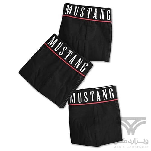 پک 3 تایی شورت مردانه پادار (باکسر بریف) اورجینال Mustang آلمان وارداتی — تصویر ۷