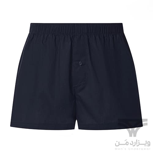 پک 5 تایی شورت مردانه پادار باکسر دکمه دار اورجینال لیورجی Livergy آلمان وارداتی طیف چهارخونه تیره — تصویر ۷