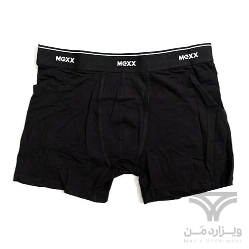 پک 2 تایی شورت مردانه پادار اورجینال MEXX آلمان وارداتی مشکی پترن دار — تصویر ۴