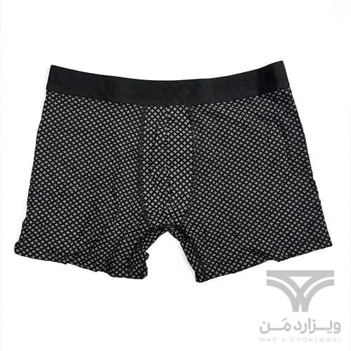 پک 2 تایی شورت مردانه پادار اورجینال MEXX آلمان وارداتی مشکی پترن دار — تصویر ۵