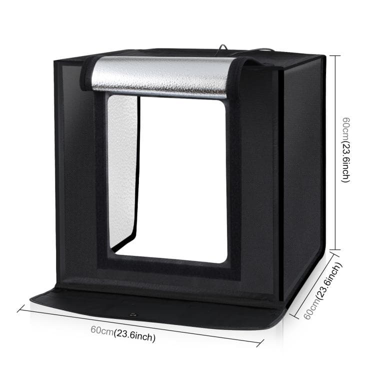جعبه نور PULUZ PU5060 | چادر عکاسی 60×60 با نور LED 5500K — تصویر ۲
