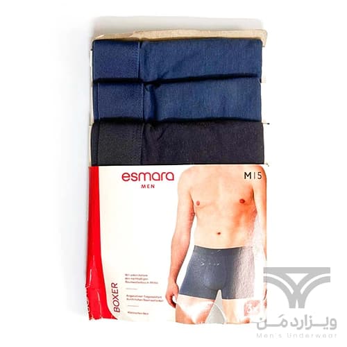 پک 3 تایی شورت مردانه پادار اورجینال Esmara Men (Livergy) آلمان وارداتی آبی ذغالی — تصویر ۲