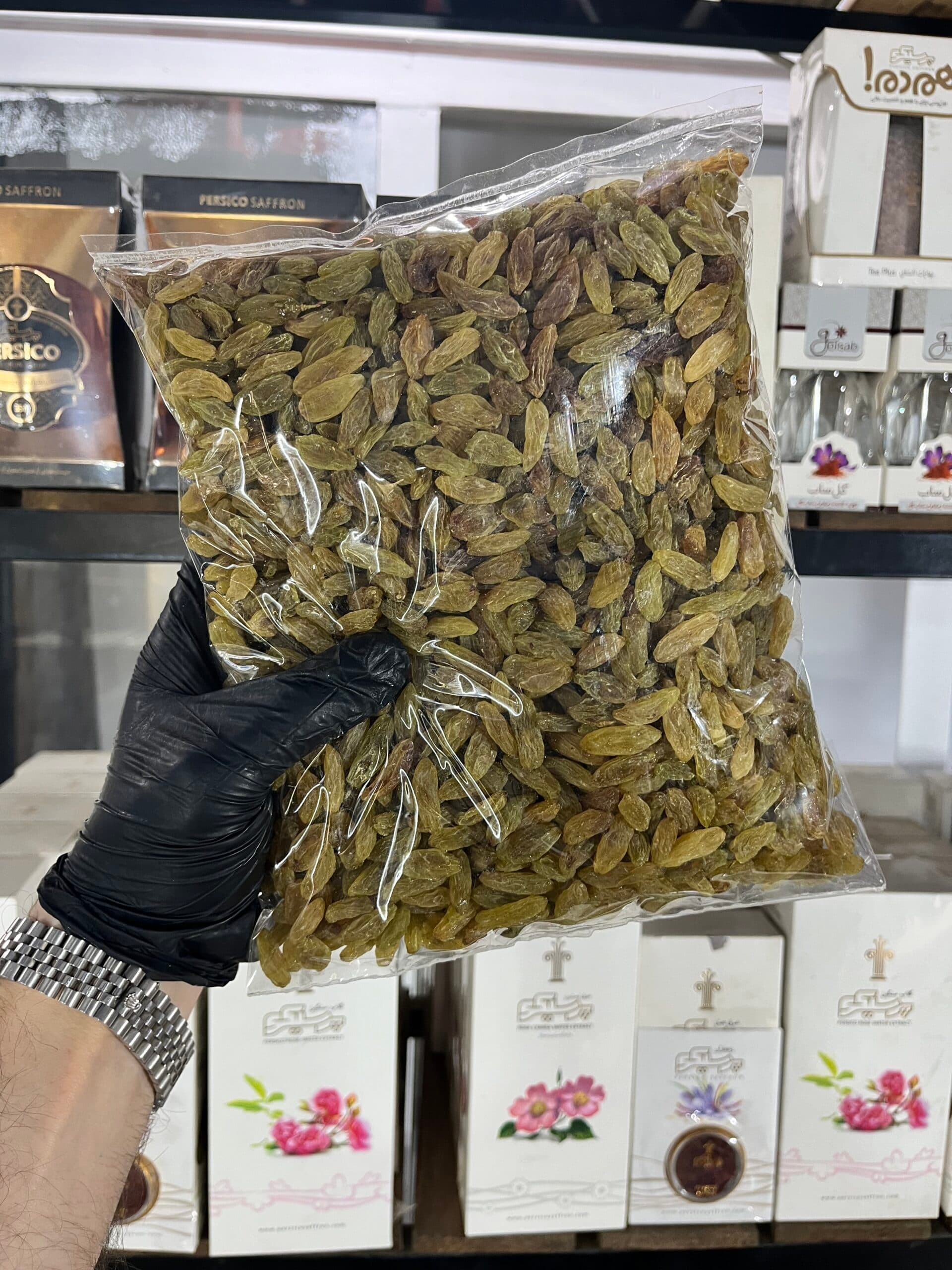 کشمش سبز لوکس 1 کیلویی