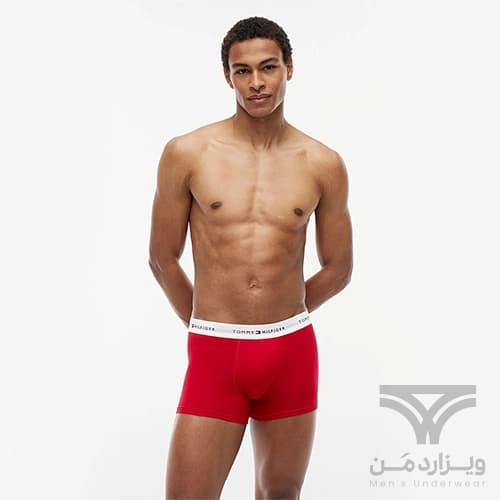 پک 3 تایی شورت مردانه اورجینال تامی هیلفیگر Tommy Hilfiger وارداتی باکسر بریف — تصویر ۵