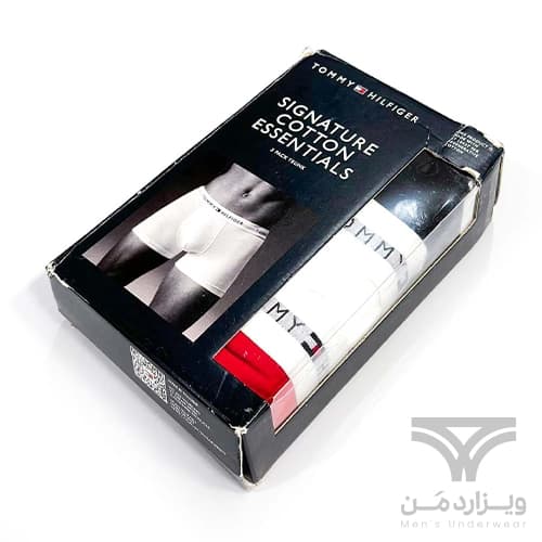 پک 3 تایی شورت مردانه اورجینال تامی هیلفیگر Tommy Hilfiger وارداتی باکسر بریف — تصویر ۲