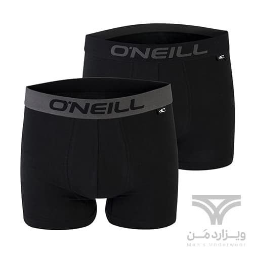 پک 2 تایی شورت مردانه پادار (باکسر-بریف) اورجینال O’Neill اروپا وارداتی مشکی