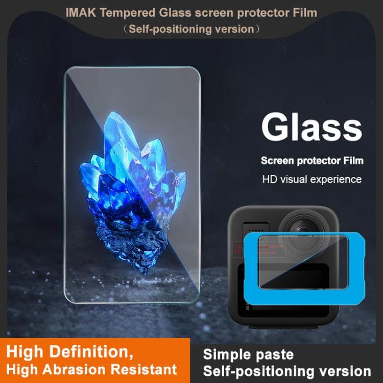 محافظ صفحه GoPro MAX مدل EDA008121301 | شیشه حرارت‌دیده IMAK — تصویر ۳