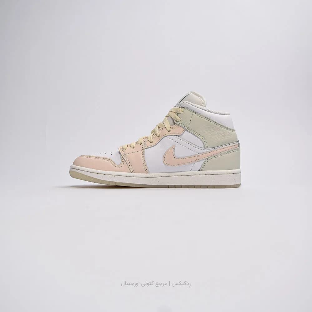کتونی Nike مدل Air Jordan 1 Mid – HJ6654-100 — تصویر ۲