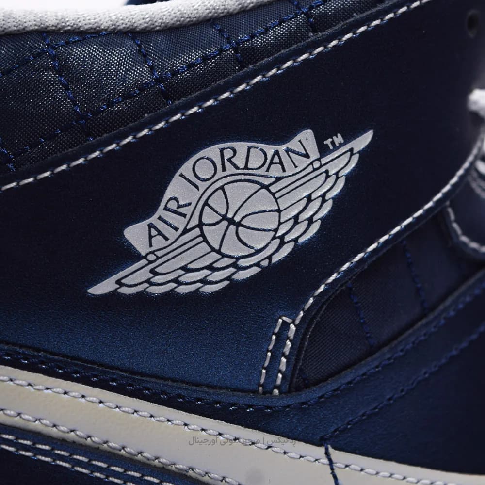 کتونی Nike مدل Air Jordan 1 Mid SE Metallic Blue – IM5128-001 — تصویر ۶