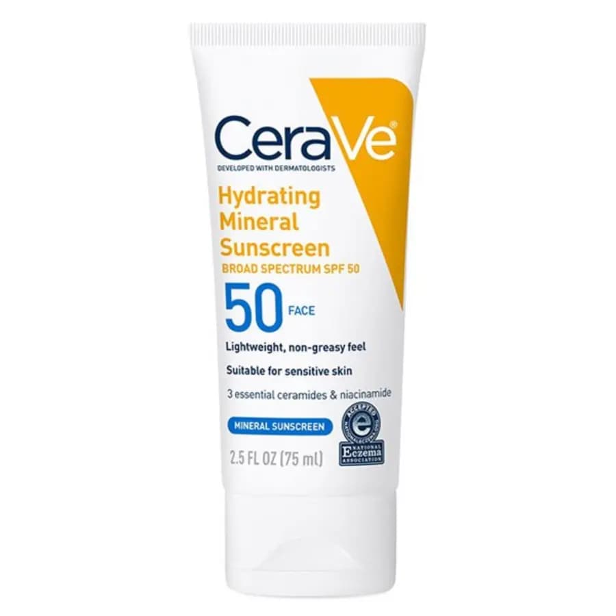 کرم ضدآفتاب مینرال سراوی مدل آبرسان SPF 50