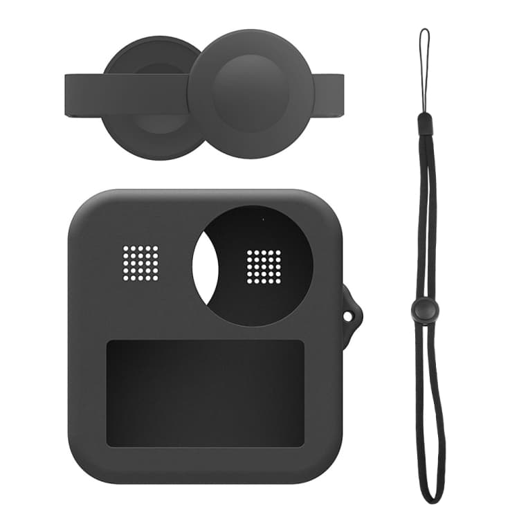 قاب سیلیکونی GoPro MAX مدل PULUZ PU454B | کاور بدنه و محافظ دو لنز — تصویر ۵