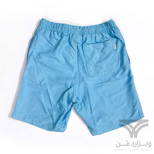 شلوارک سونایی و مایو مردانه اورجینال وارداتی برند Calvin Klein کلوین کلاین آستردار آبی روشن — تصویر ۵