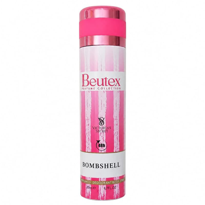 اسپری خوشبو کننده بدن زنانه بیوتکس مدل ویکتوریا سکرت بامب شل Bombshell حجم 200ml