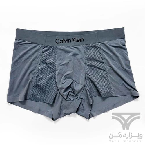شورت مردانه ابریشم تنفسی پارچه مشبک پادار کلوین کلاین Calvin Klein وارداتی آنتی باکتریال پاستیلی لوگو ژله ای برجسته — تصویر ۷