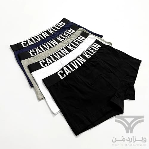 پک پرمیوم 4 تایی شورت مردانه کلوین کلاین Calvin Klein اورجینال باکسر بریف پادار Premium وارداتی