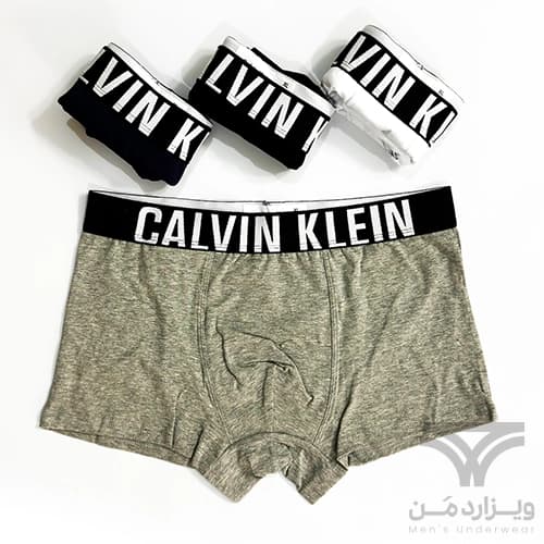پک پرمیوم 4 تایی شورت مردانه کلوین کلاین Calvin Klein اورجینال باکسر بریف پادار Premium وارداتی — تصویر ۴