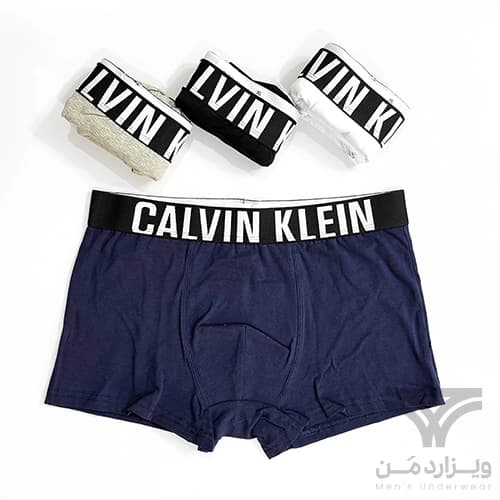 پک پرمیوم 4 تایی شورت مردانه کلوین کلاین Calvin Klein اورجینال باکسر بریف پادار Premium وارداتی — تصویر ۵