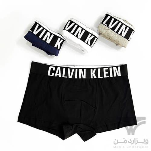 پک پرمیوم 4 تایی شورت مردانه کلوین کلاین Calvin Klein اورجینال باکسر بریف پادار Premium وارداتی — تصویر ۲