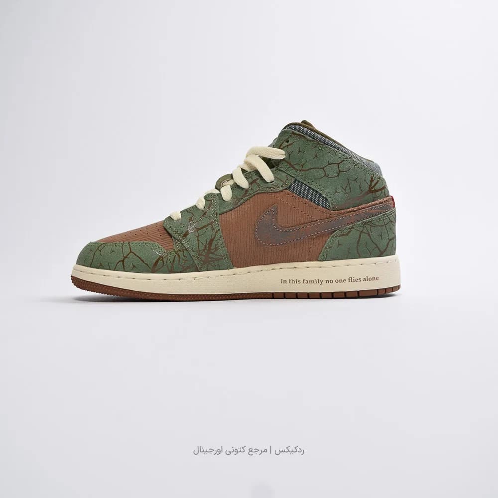 کتونی Nike مدل Air Jordan 1 Mid – FQ8101-200 — تصویر ۲