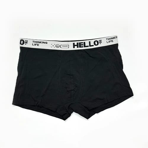 شورت مردانه باکسر بریف وارداتی کش پهن Hello Fashion تک رنگ