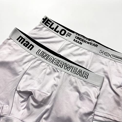 شورت مردانه باکسر بریف وارداتی کش پهن Hello Fashion تک رنگ — تصویر ۲