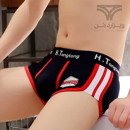 شورت مردانه ترانک (نیم پا) تنیسی وارداتی اورجینال H.Tongtong کش پهن تمام نخ — تصویر ۳