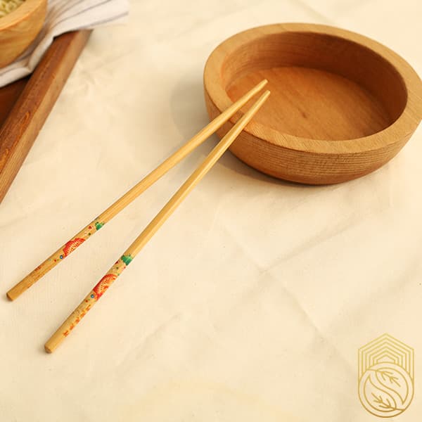چوب غذاخوری چاپستیک طرح دار کد sh210 — تصویر ۲