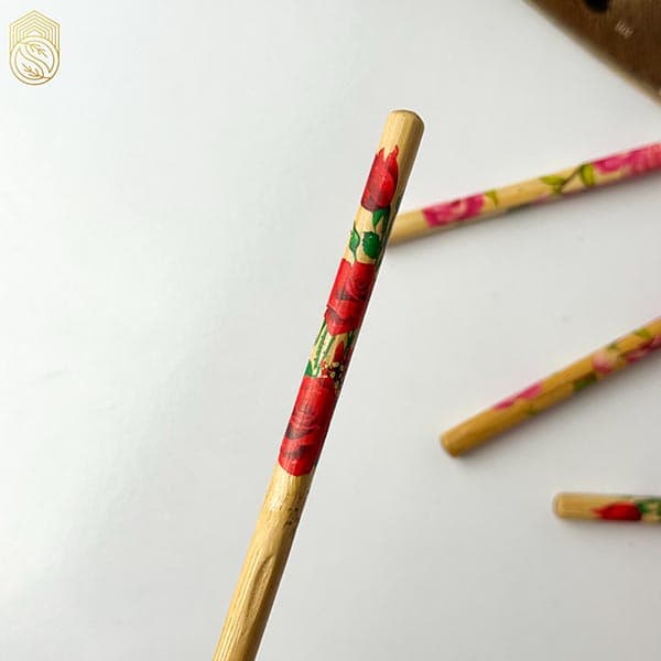 چوب غذاخوری چاپستیک طرح دار کد sh210 — تصویر ۴