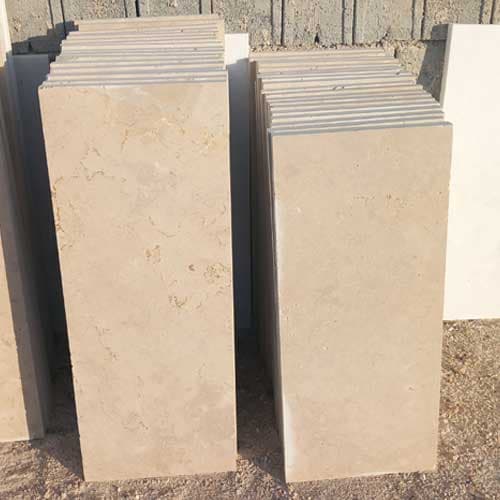 سنگ پله مرمریت کرم استخوانی