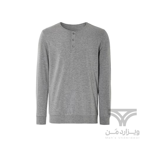ست مردانه بلوز و شلوار راحتی لیورجی Livergy آلمان طوسی مشکی — تصویر ۳