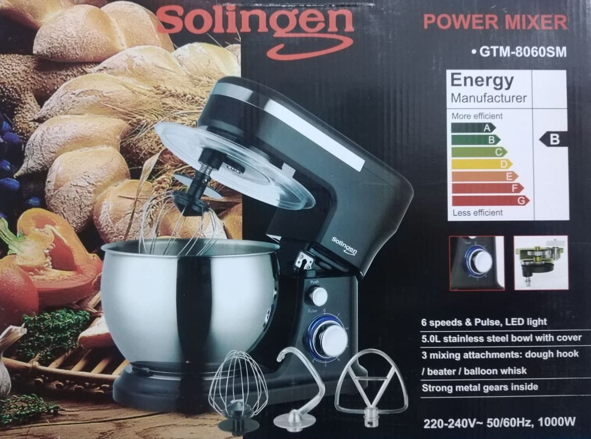 همزن کاسه دار حرفه ای زولینگن مدلGTM-8060SM — تصویر ۳