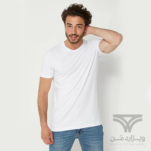 پک 2 تایی تیشرت مردانه MEXX آلمان یقه گرد سفید Crew Neck — تصویر ۲