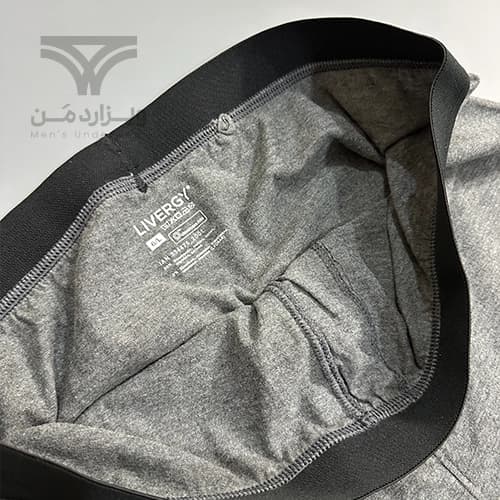 لگینگ مردانه کش پهن بیس لایر لیورجی Livergy آلمان طوسی تیره — تصویر ۴