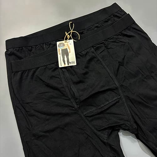 پک 2 تایی لگینگ مردانه کش پهن جذب UP2FASHION آلمان فلای دار فاق جادار مشکی Extra Tight — تصویر ۳